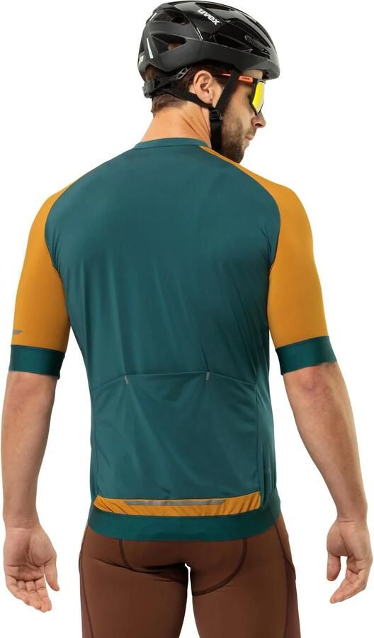 Jack Wolfskin Gravex FZ S|S Men Functioneel fietsshirt Heren XL emerald - Foto 4
