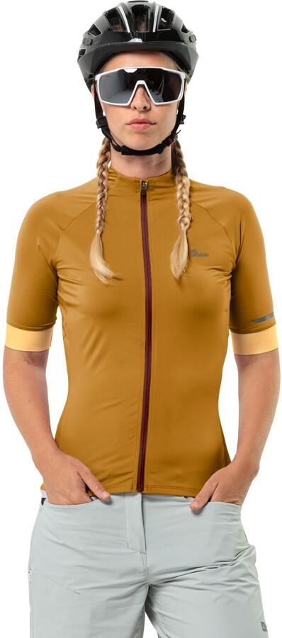 Jack Wolfskin Gravex FZ S|S Women Fietstricot Dames XXL salted caramel Salted Caramel - Foto 7
