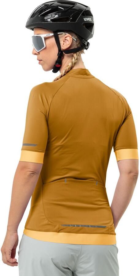 Jack Wolfskin Gravex FZ S|S Women Fietstricot Dames XXL salted caramel Salted Caramel - Foto 6