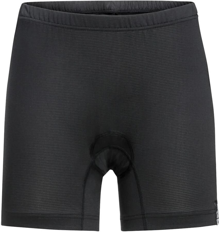 Jack Wolfskin Gravex Padded Boxer Women Fietsshort met zitkussen Dames XXL zwart black