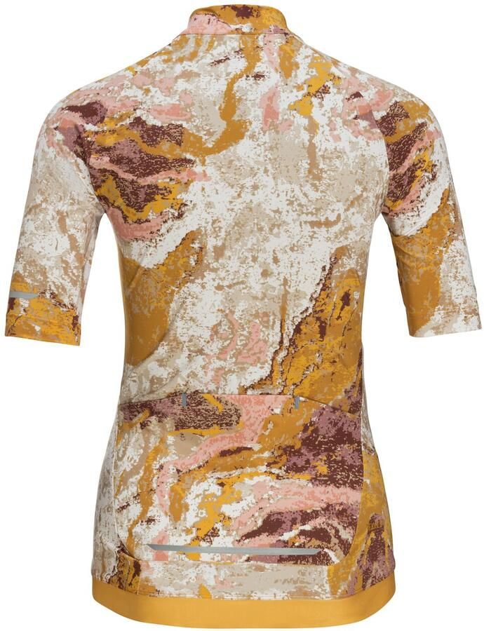 Jack Wolfskin Gravex Printed FZ S|S Women Functioneel shirt Dames XXL strata salted caramel Strata Salted Caramel - Foto 2