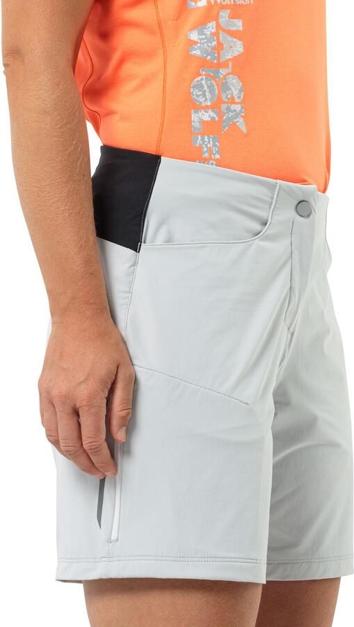 Jack Wolfskin Gravex Shorts Women Fietsshort Dames 34 cool grey Cool Grey - Foto 3
