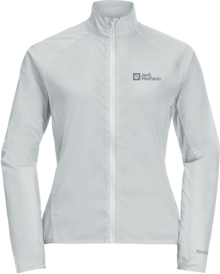 Jack Wolfskin Gravex Wind Jacket Women Softshell-fietsjack Dames XXL cool grey Cool Grey
