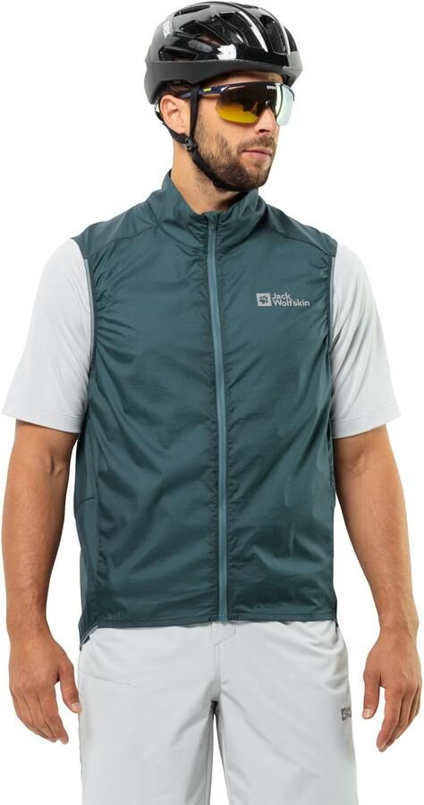 Jack Wolfskin Gravex Wind Vest Men Outdoor-bodywarmer Heren XXL emerald - Foto 7