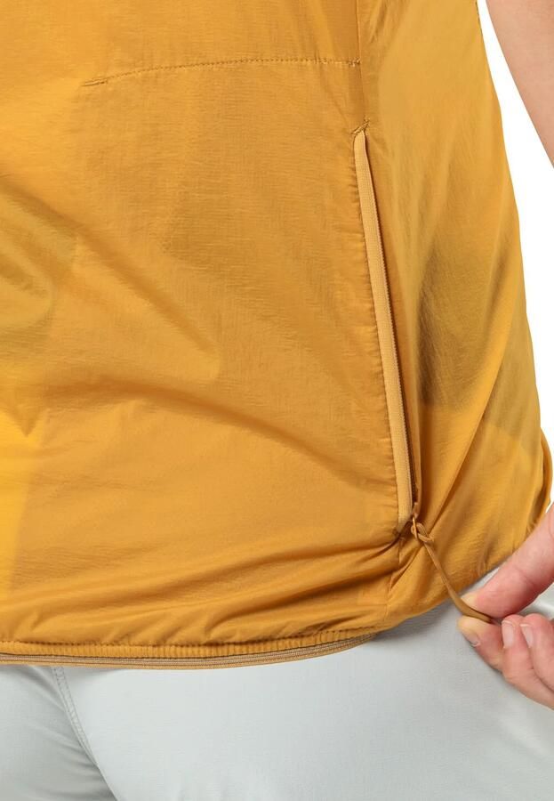 Jack Wolfskin Gravex Wind Vest Women Outdoor-bodywarmer Dames XXL curry