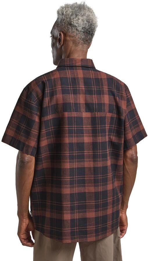 Jack Wolfskin Great Plains Shirt Men Overhemd met korte mouwen Heren XXXL check dark navy CHECK dark navy - Foto 4