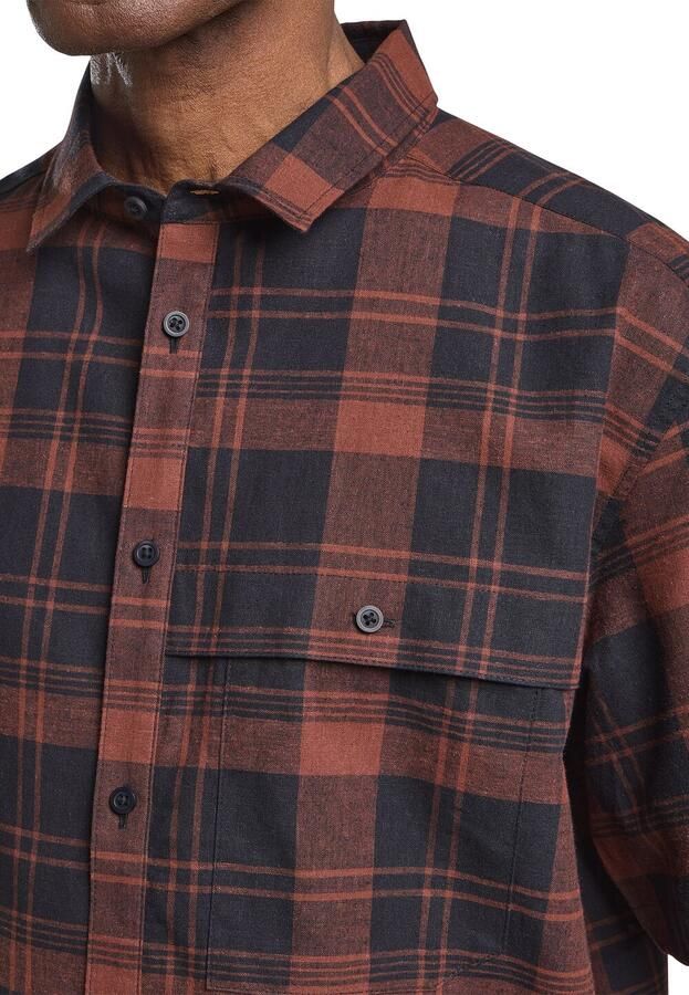 Jack Wolfskin Great Plains Shirt Men Overhemd met korte mouwen Heren XXXL check dark navy CHECK dark navy - Foto 2