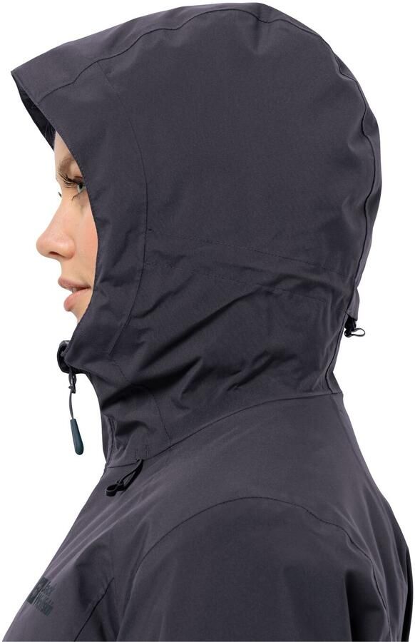 Jack Wolfskin Heidelstein Ins Jacket Women Waterdicht winterjack Dames XXL graphite - Foto 4