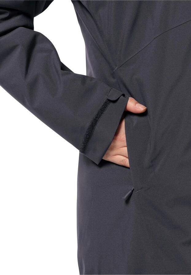 Jack Wolfskin Heidelstein Ins Jacket Women Waterdicht winterjack Dames XXL graphite