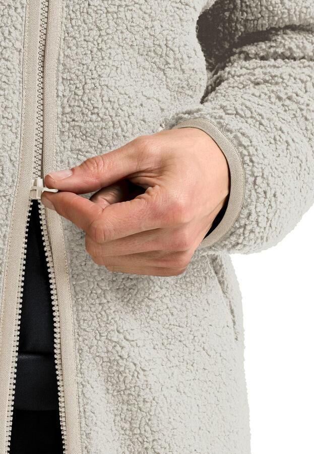 Jack Wolfskin High Curl Coat Women Fleece jas Dames XXL pale sand pale sand - Foto 3