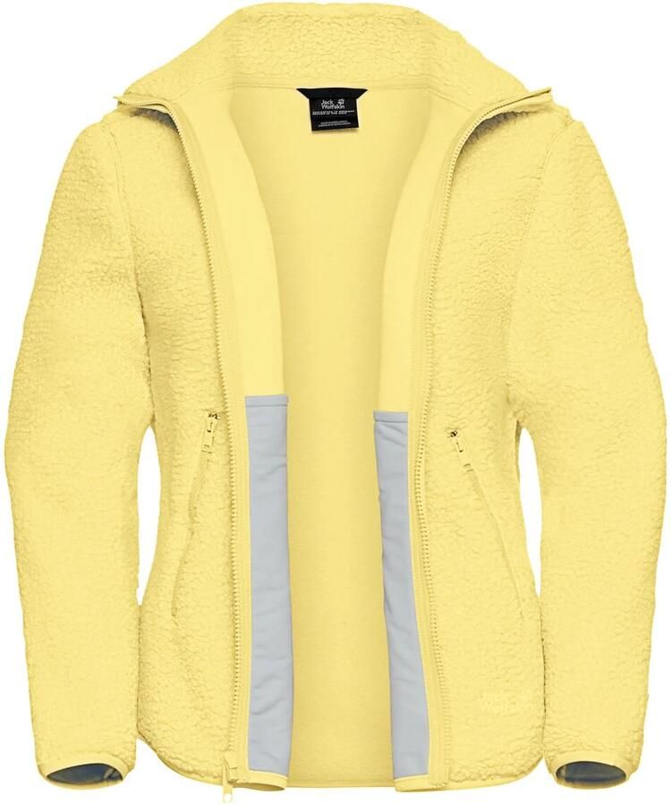 Jack Wolfskin High Curl Jacket Women Fleece jack Dames S lemon ice lemon ice