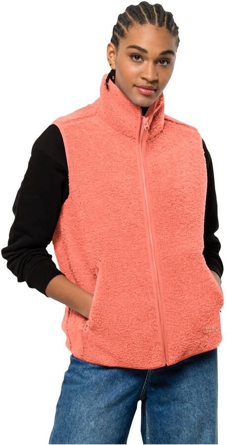 Jack Wolfskin High Curl Vest Women Fleece bodywarmer Dames XXL warm amber warm amber - Foto 2
