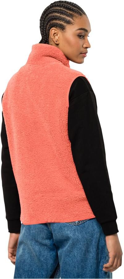 Jack Wolfskin High Curl Vest Women Fleece bodywarmer Dames XXL warm amber warm amber - Foto 3
