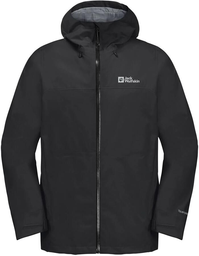 Jack Wolfskin Highest Peak 3L Jacket Men Regenjack Heren XXXL black