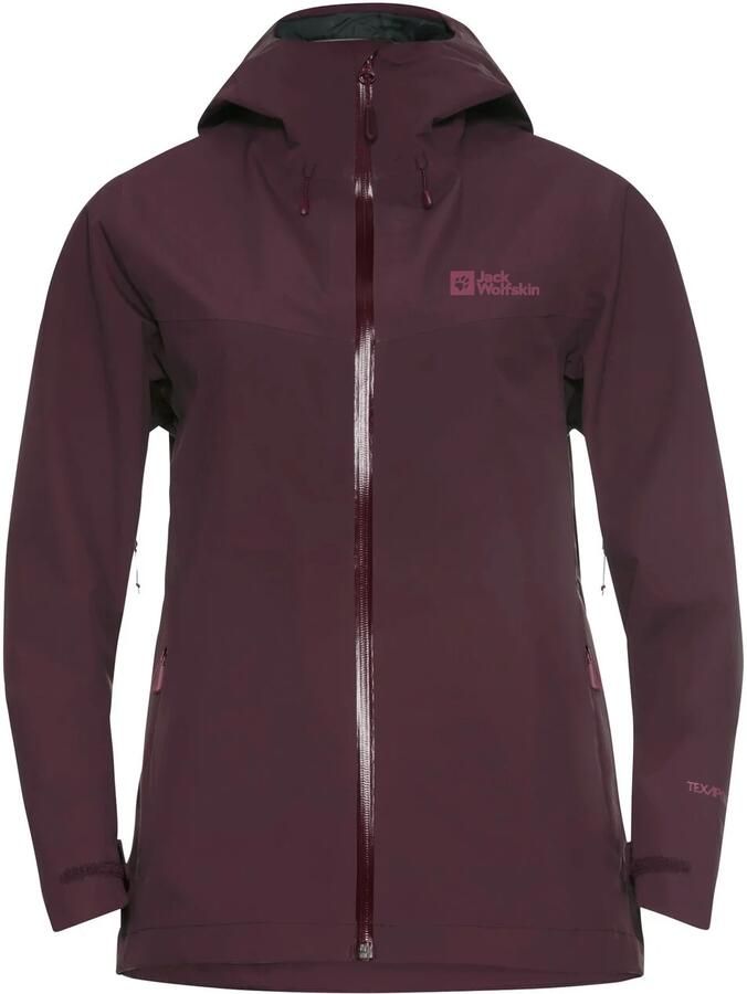 Jack Wolfskin Highest Peak 3L Jacket Women Hardshell regenjack Dames XXL amaranth - Foto 2