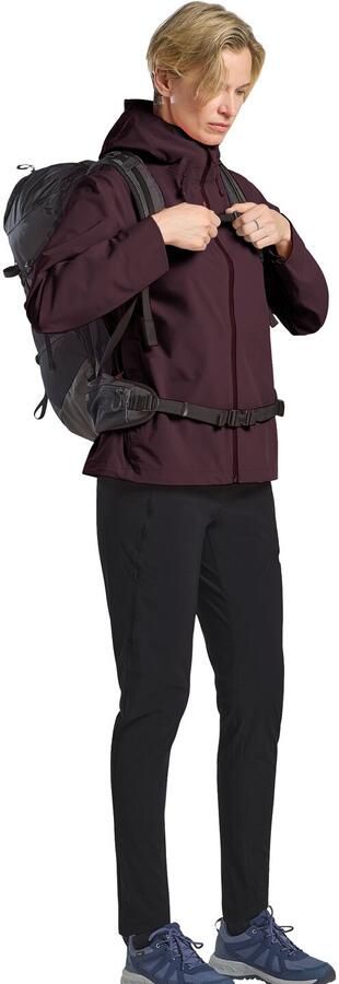 Jack Wolfskin Highest Peak 3L Jacket Women Hardshell regenjack Dames XXL amaranth - Foto 9