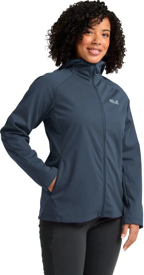 Jack Wolfskin Hike With Me Hoody Women Softshelljack Dames XXL midnight sky midnight sky - Foto 6