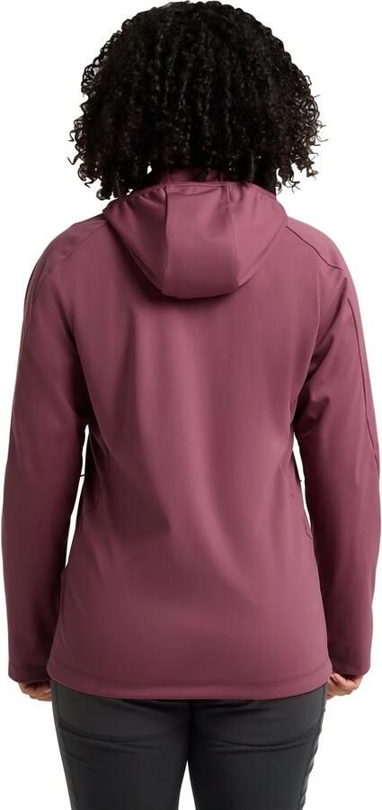 Jack Wolfskin Hike With Me Hoody Women Softshelljack Dames XXL raisin - Foto 10