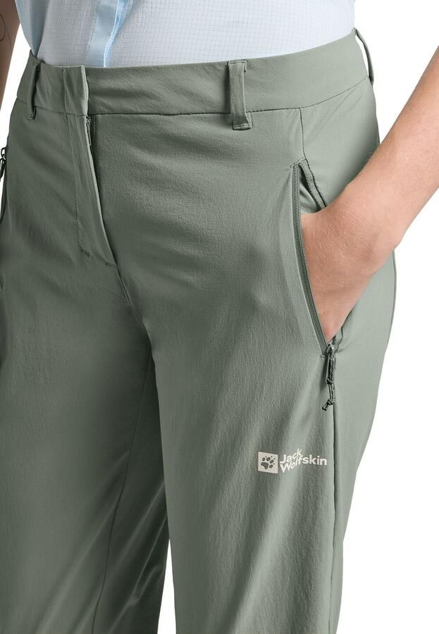 Jack Wolfskin Hikeout Pants Women Trekking-broek met zonnebescherming Dames 34 slate green slate green - Foto 7