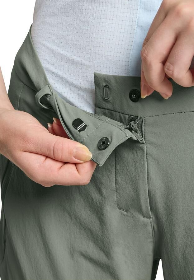 Jack Wolfskin Hikeout Pants Women Trekking-broek met zonnebescherming Dames 34 slate green slate green - Foto 4