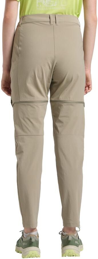 Jack Wolfskin Hikeout Zip Off Pants Women Zip-Off-broek met zonnebescherming Dames 36 stone - Foto 6