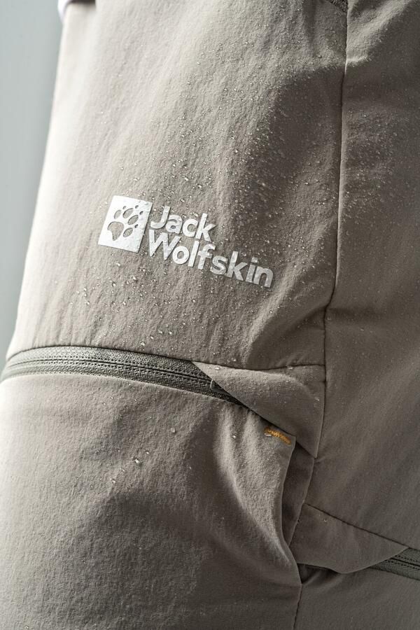 Jack Wolfskin Hikeout Zip Off Pants Women Zip-Off-broek met zonnebescherming Dames 36 stone - Foto 4