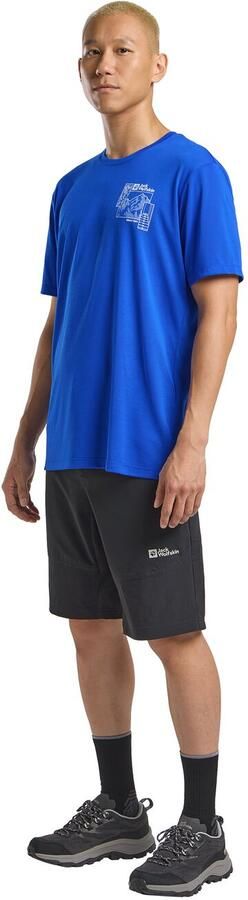 Jack Wolfskin Hiking Alpine Short Men Softshellshort Heren 46 phantom - Foto 8