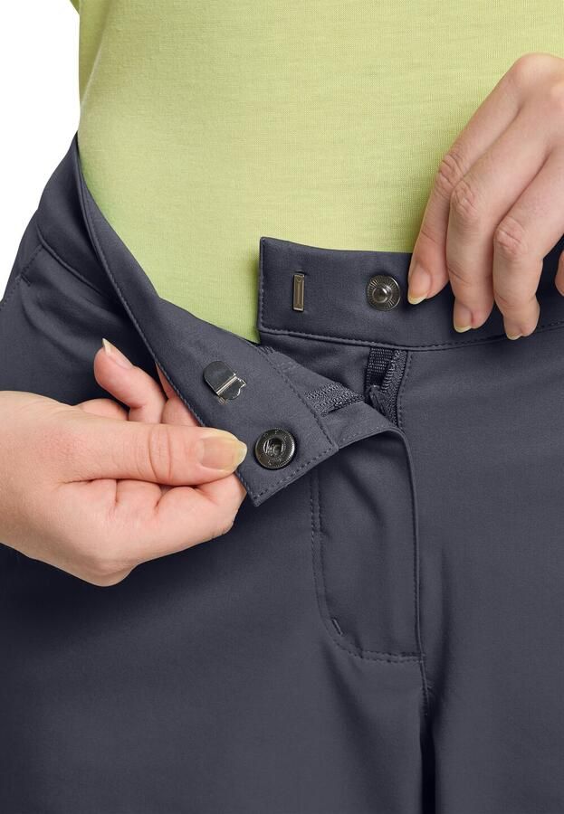 Jack Wolfskin Hiking Alpine Short Women Korte wandelbroek Dames 44 graphite - Foto 8