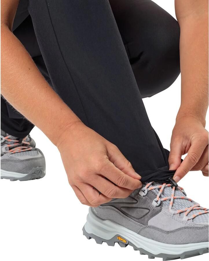 Jack Wolfskin Holdsteig Pants Women Softshell-wandelbroek Dames 34 black