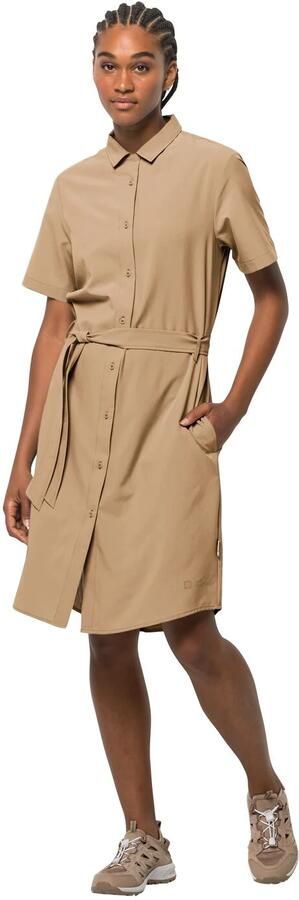 Jack Wolfskin Holiday Midi Dress Zomerjurk Dames XXL sand storm sand storm - Foto 5
