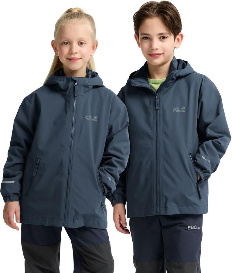 Jack Wolfskin Hybrid 3in1 Jacket Kids Waterdicht 3-in-1 jack Kinderen 104 midnight sky midnight sky