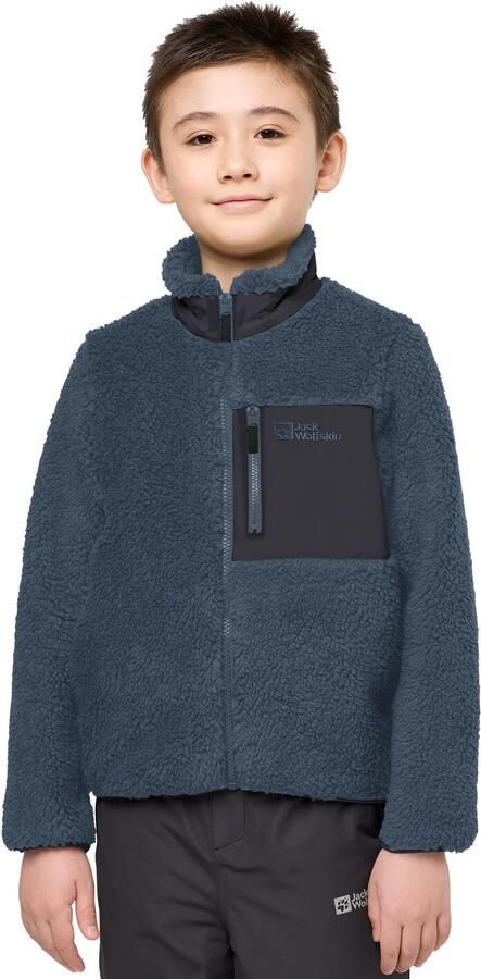 Jack Wolfskin Fleecejack ICE CURL JACKET K Verwar d winddicht overgangsjas voor kinderen - Foto 8