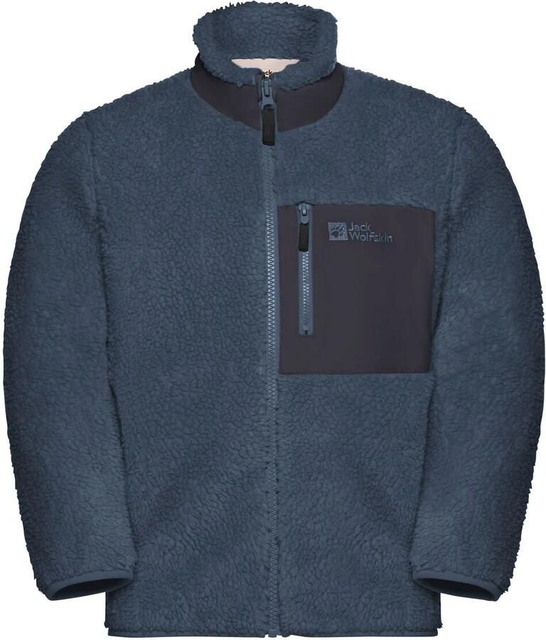 Jack Wolfskin Fleecejack ICE CURL JACKET K Verwar d winddicht overgangsjas voor kinderen - Foto 2