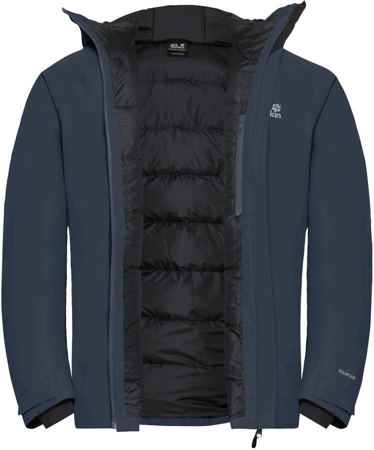Jack Wolfskin Icecape 2L Down Ins Jacket Men RDS Waterdicht donsjack Heren XXXL midnight sky midnight sky
