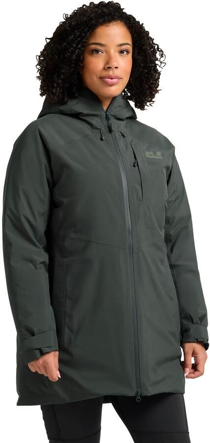 Jack Wolfskin Icecape 2L Down Ins Jacket Women RDS Waterdicht donsjack Dames XXL slate green slate green - Foto 12