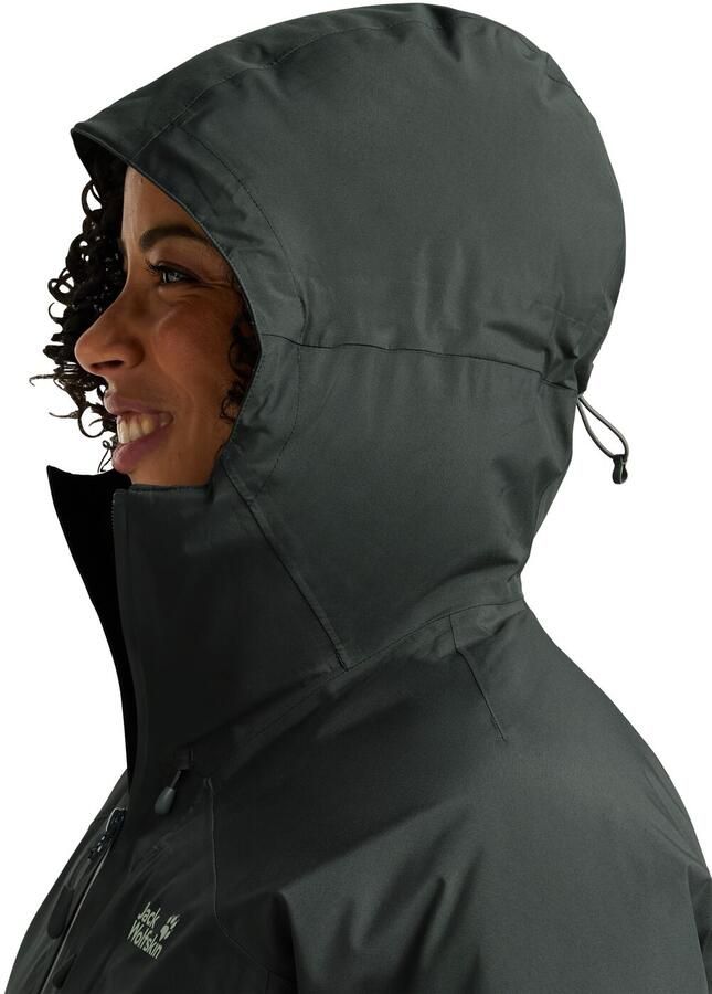 Jack Wolfskin Icecape 2L Down Ins Jacket Women RDS Waterdicht donsjack Dames XXL slate green slate green