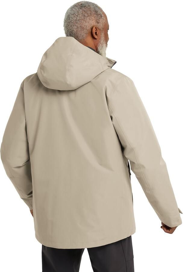Jack Wolfskin Icecape 3in1 Down Jacket Men RDS Waterdicht 3-in-1 jack Heren XXXL linen - Foto 5