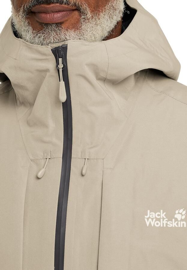 Jack Wolfskin Icecape 3in1 Down Jacket Men RDS Waterdicht 3-in-1 jack Heren XXXL linen - Foto 4