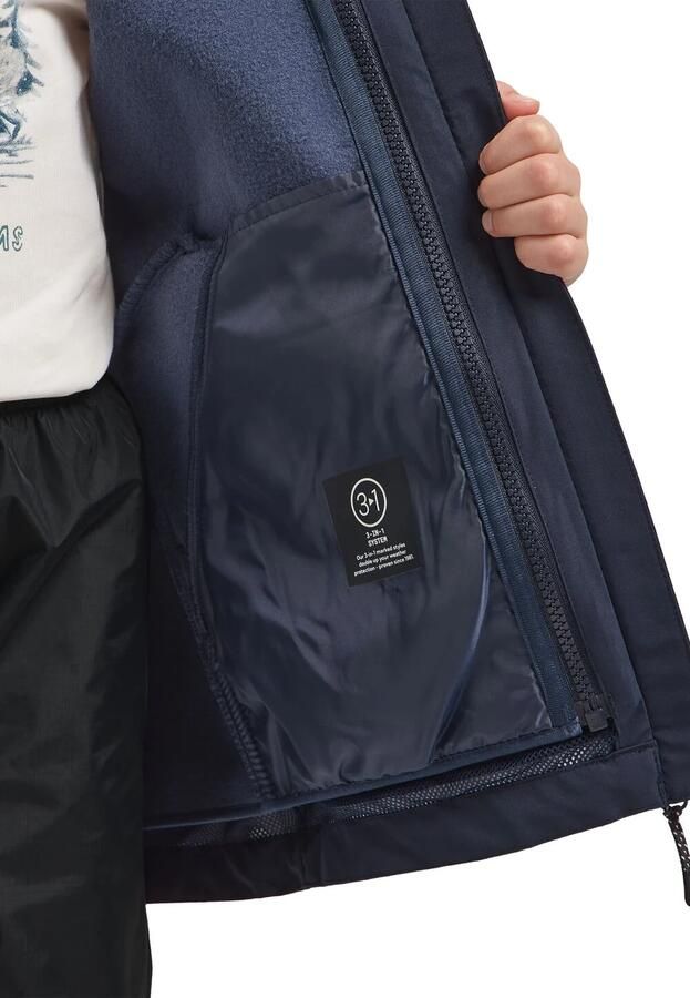 Jack Wolfskin Functioneel 3-in-1-jack ICELAND 3IN1 JACKET K Veelzijdige winterjack 3-in-1 voor elke dag en elke activiteit - Foto 5