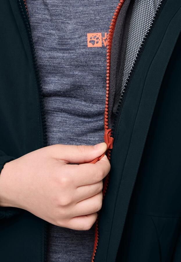 Jack Wolfskin Functioneel 3-in-1-jack ICELAND 3IN1 JACKET K Veelzijdige winterjack 3-in-1 voor elke dag en elke activiteit