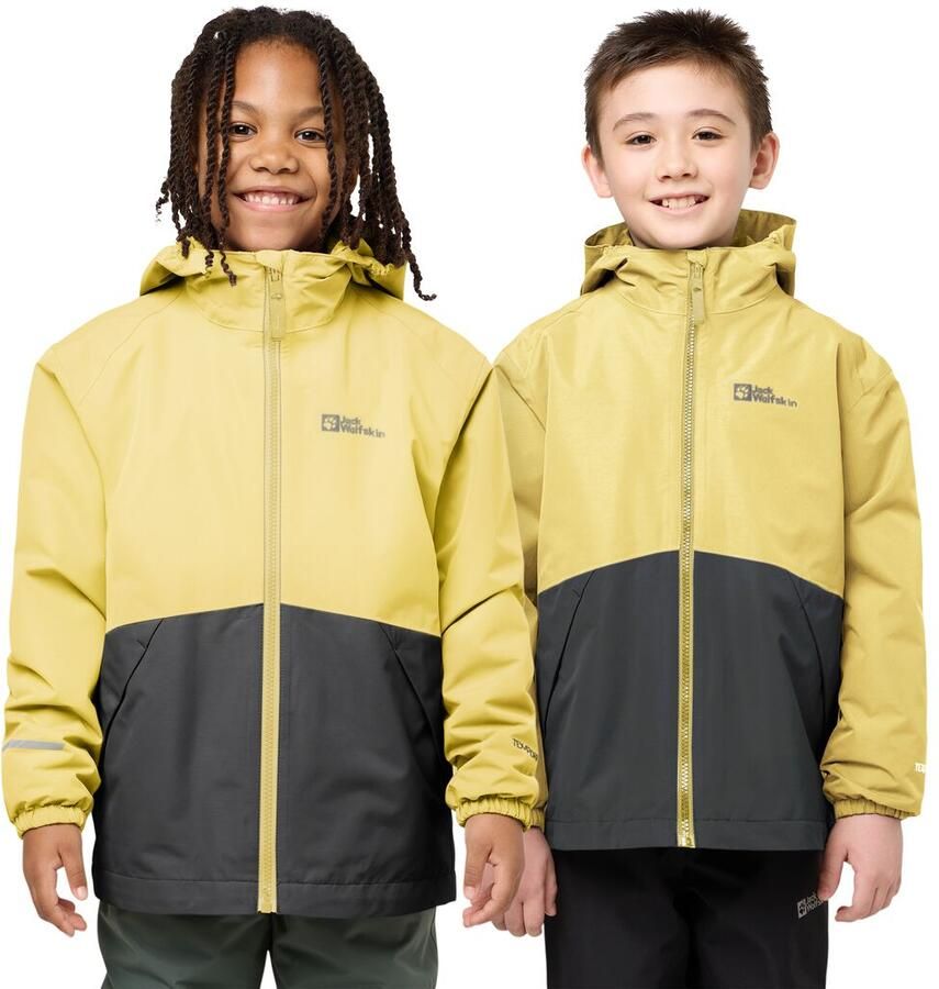 Jack Wolfskin Iceland 3in1 Jacket Kids 3in1 jack Kinderen 104 lemon ice lemon ice