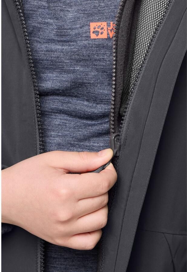 Jack Wolfskin Functioneel 3-in-1-jack ICELAND 3IN1 JACKET K 3in1 waterdicht overgangsjas winterjas - Foto 6