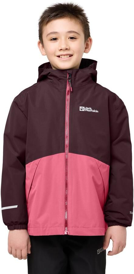 Jack Wolfskin Iceland 3in1 Jacket Kids 3in1 jack Kinderen 104 enberry pink - Foto 3