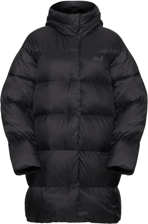 Jack Wolfskin Icy Hill Coat Women RDS Donsjas Dames S black - Foto 6