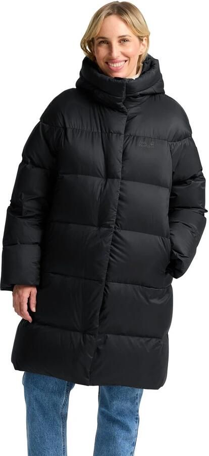 Jack Wolfskin Icy Hill Coat Women RDS Donsjas Dames S black