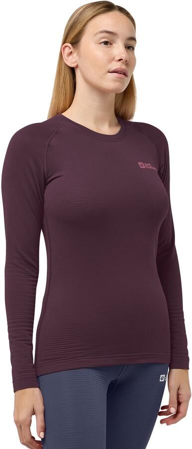 Jack Wolfskin Infinite Warm LS Women Functioneel shirt met lange mouwen Dames XXL amaranth - Foto 2