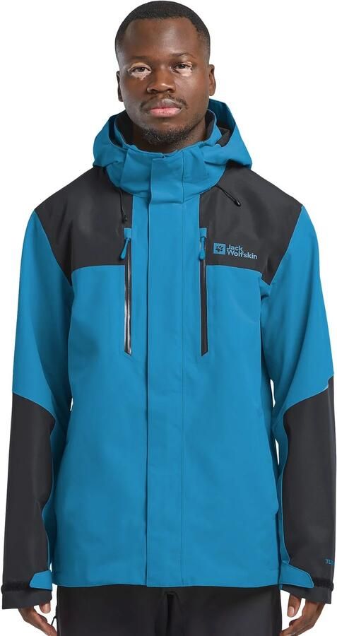 Jack Wolfskin Jasper 2L Jacket Men Regenjack Heren L aurora blue aurora blue