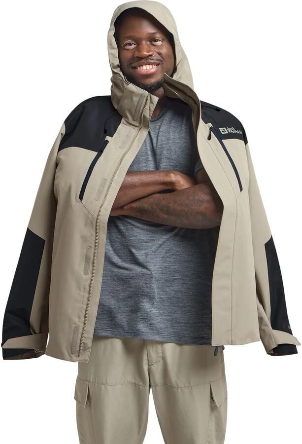 Jack Wolfskin Functioneel jack JASPER 2L JKT M waterdicht winddicht & ademend - Foto 4