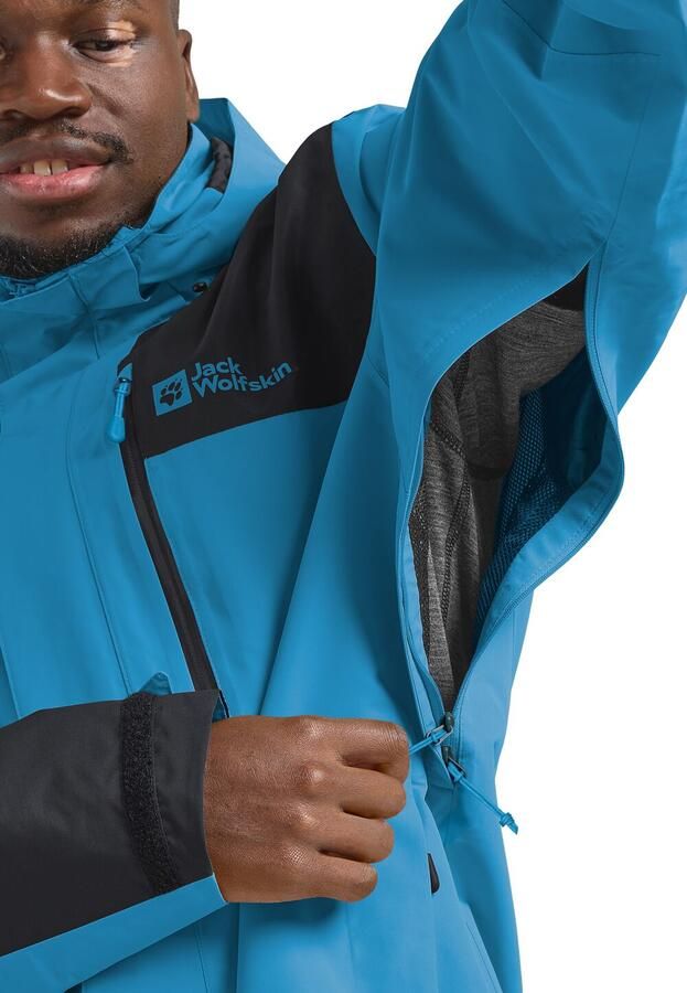 Jack Wolfskin Jasper 2L Jacket Men Regenjack Heren XXL aurora blue aurora blue - Foto 2