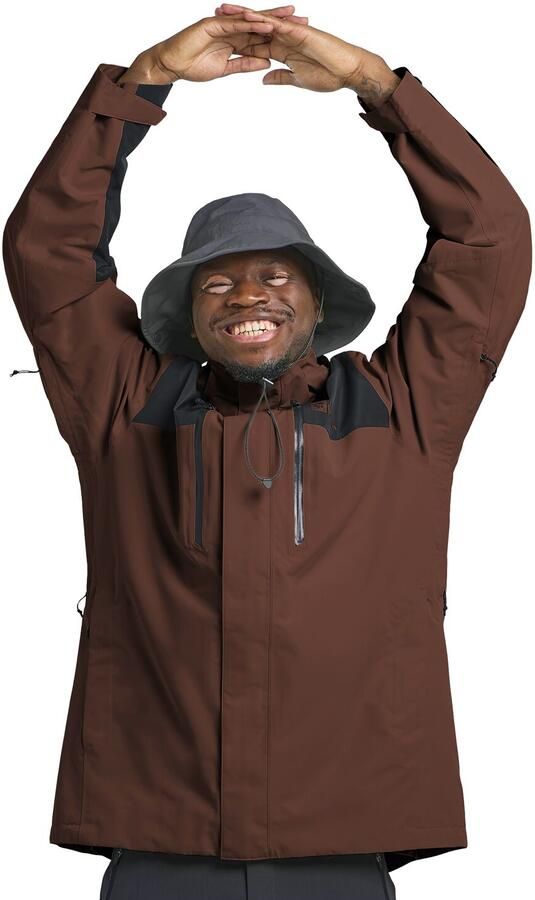 Jack Wolfskin Jasper 2L Jacket Men Regenjack Heren XXL hot choc hot choc - Foto 4